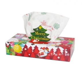 Box Tissue Factory - Christmas Design 120W Tissue Boxes