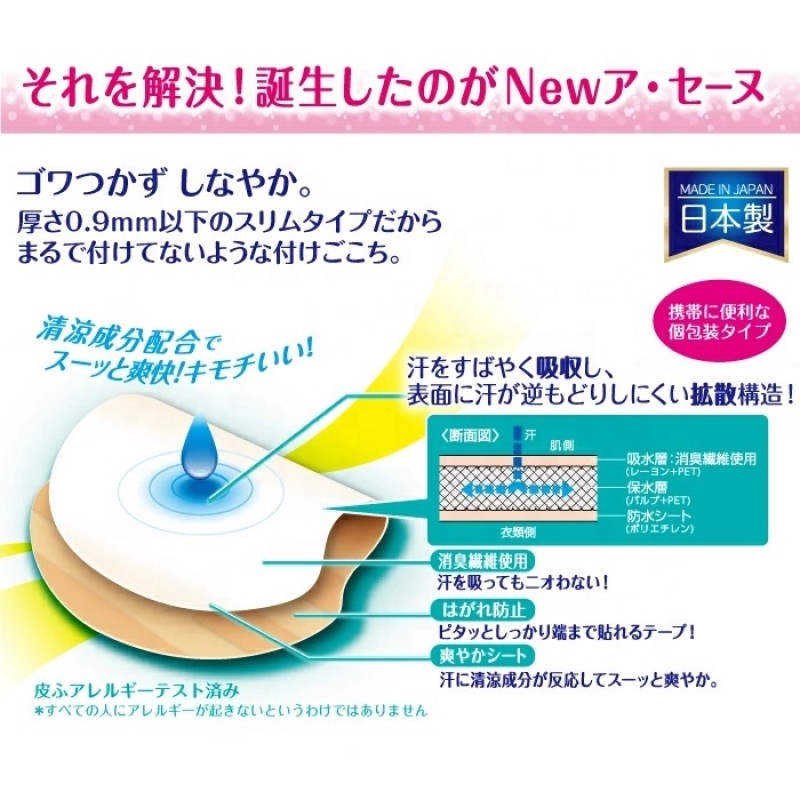 Underarm Sweat Pads Manufacturer - Beige 20P Cooling Effect