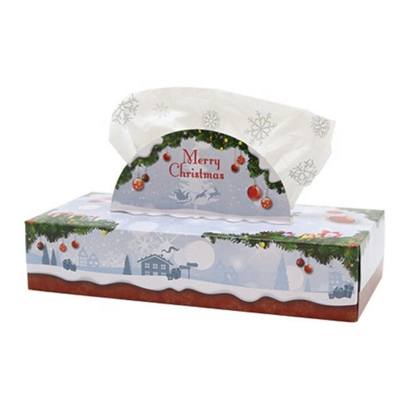 Box Tissue Factory - Christmas Design 120W Tissue Boxes