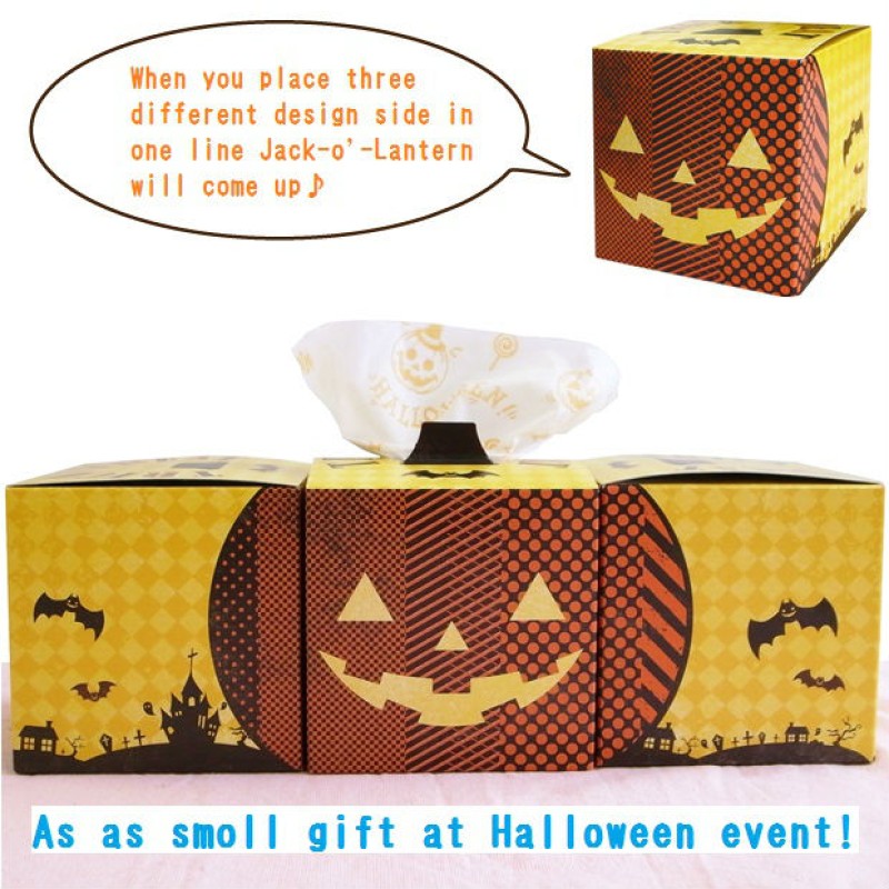 Facial Tissues Manufacturer - Halloween 2-Ply 120W Recycled Pulp