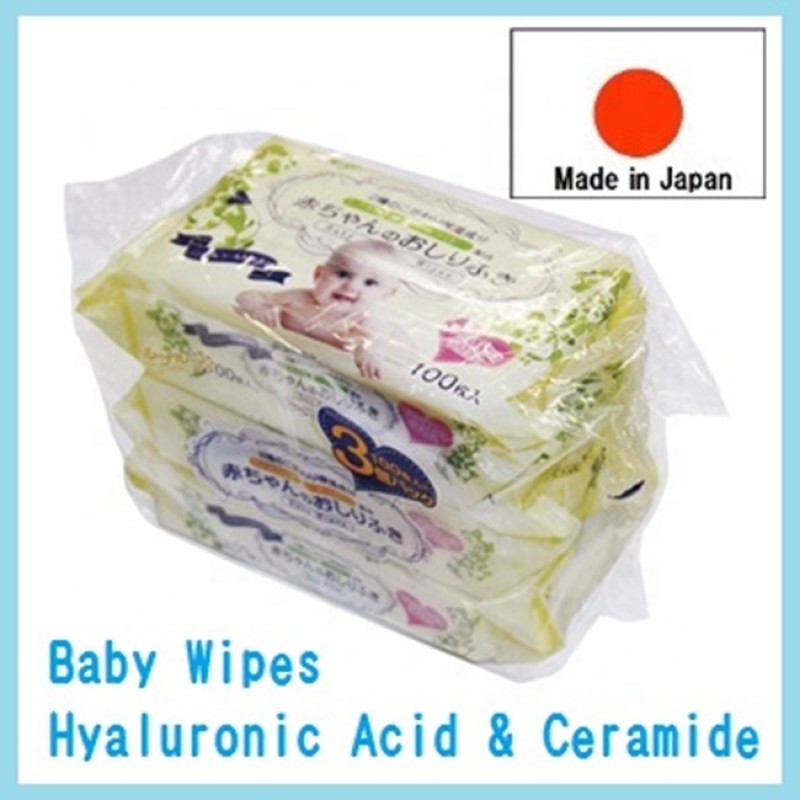 Baby Wipes Factory - Hyaluronic Acid Ceramide 100sheets 3pack
