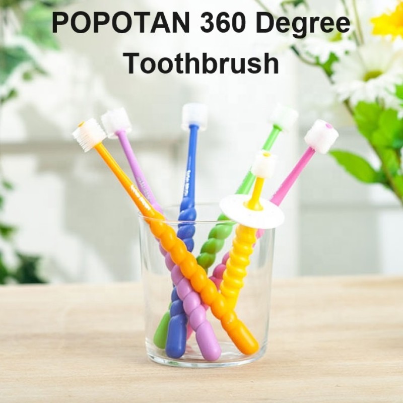 Toothbrush Manufacturer - Kids 360do Round Brush Popotan