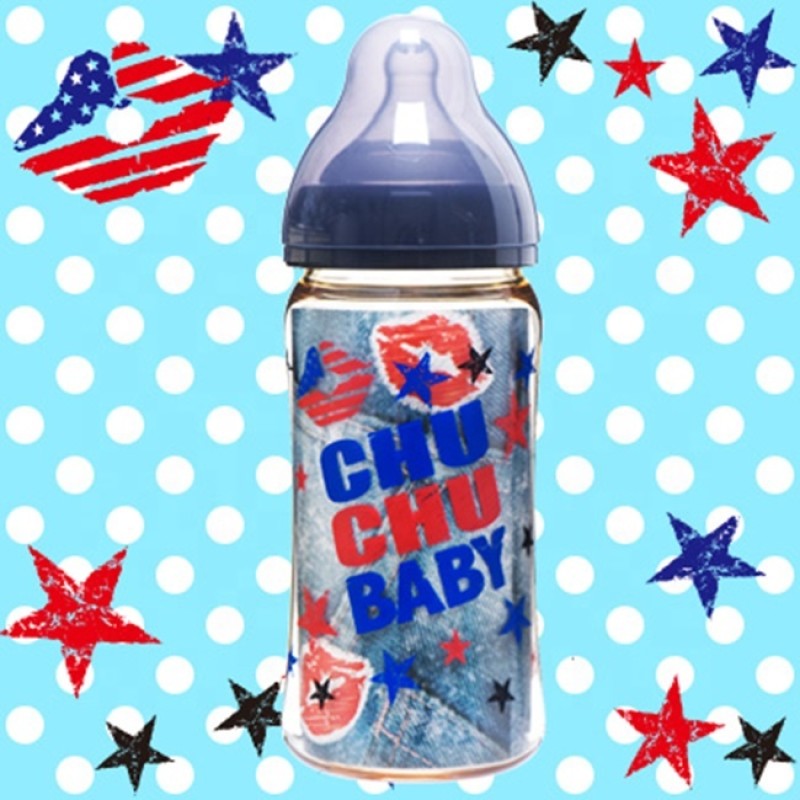 Feeding Bottle Factory - Wide-Neck PPSU 240ml Boys Silicone