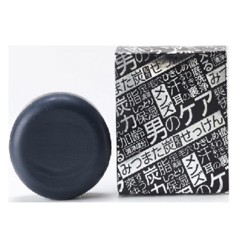 Charcoal Powder Soap Manufacturer - Mitsumata 100g Solid Form Soap