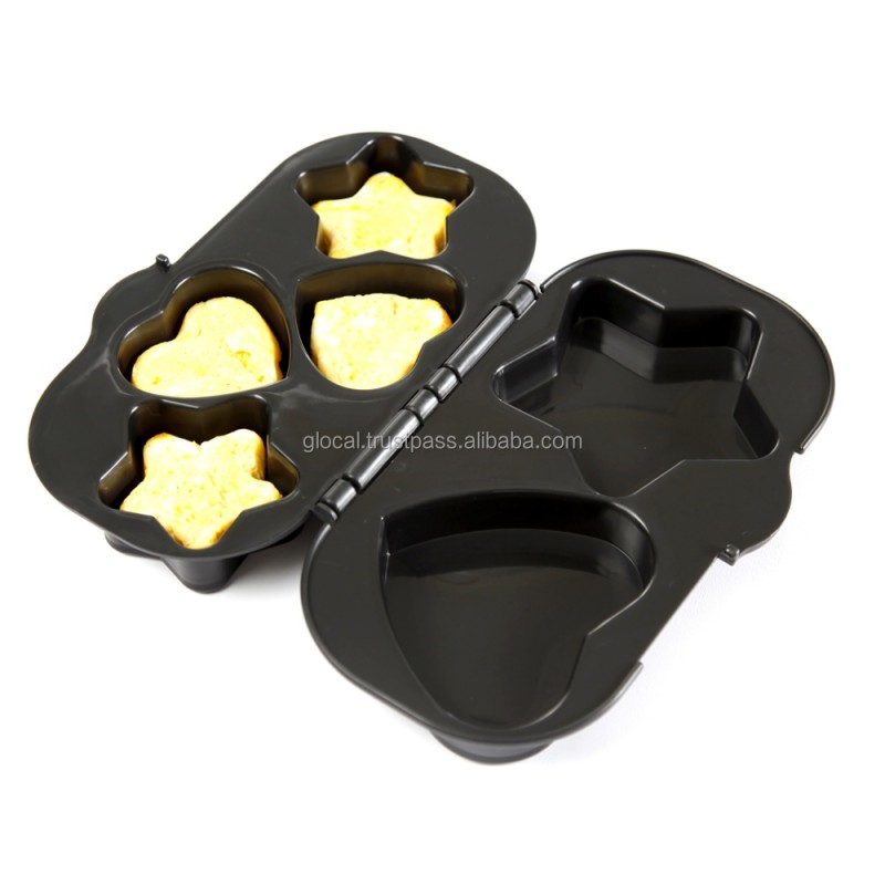 Egg Cooker Manufacturer - Heart Star Shaped Binchotan Charcoal PP