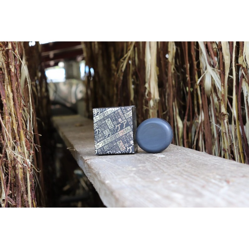 Charcoal Powder Soap Manufacturer - Mitsumata 100g Solid Form Soap