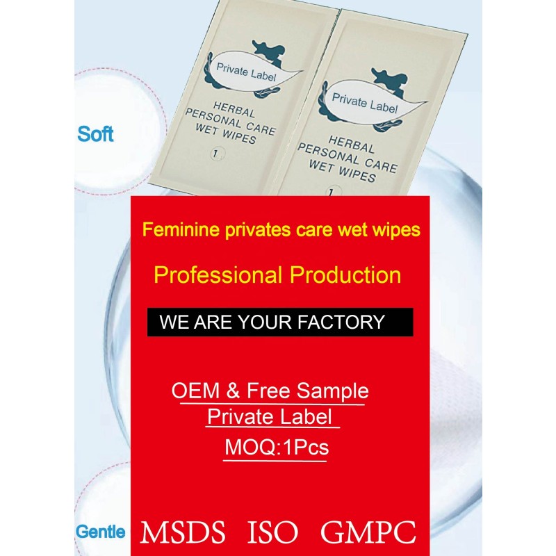 Feminine Wipes Supplier - Private Label Flushable Natural