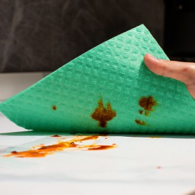 Kitchen Towels Factory - Microfiber Blue Tea Counters