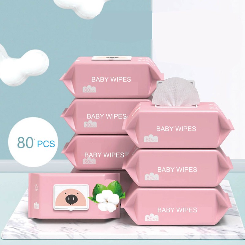 Baby Wipes Supplier - Biodegradable Unscented 80Pcs Mini