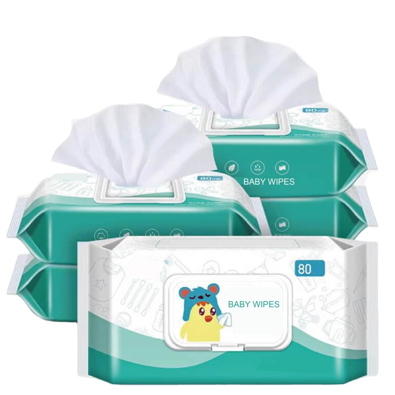 Baby Wipes Supplier - Biodegradable Unscented 80Pcs Mini