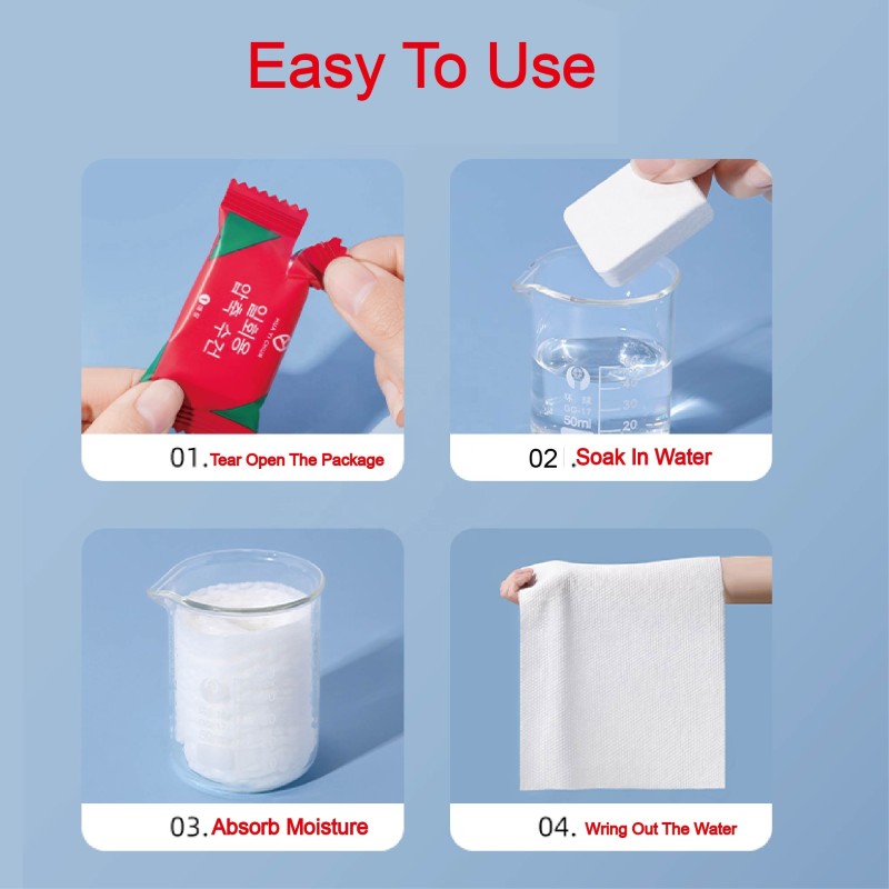 Compressed Towels Supplier - Custom Logo Non Woven