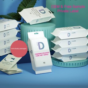 Feminine Wipes Supplier - Private Label Flushable Natural
