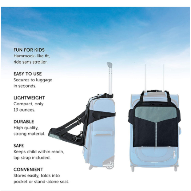 Children Suitcase Manufacturer - Seat Handle Carrier Travel Cushion