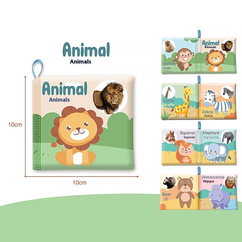 3D Cloth Book Factory - Sound Tear-Resistant Cognitive Teething