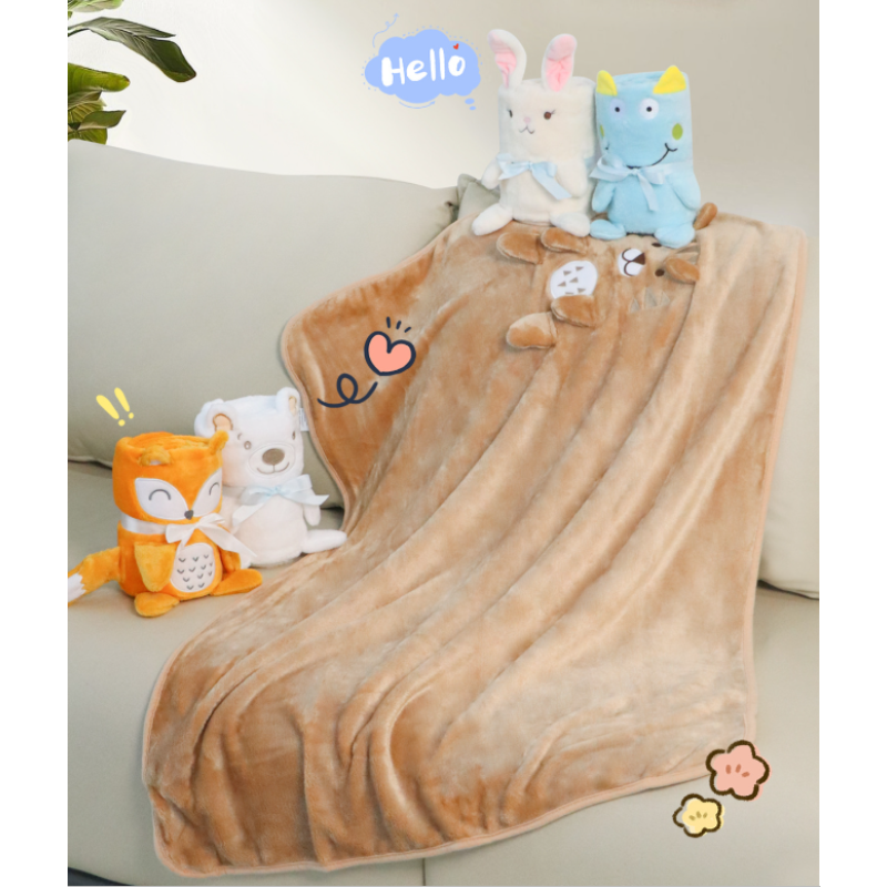 Baby Blanket Manufacturer - Stuffed Small Roll Sleep Warm