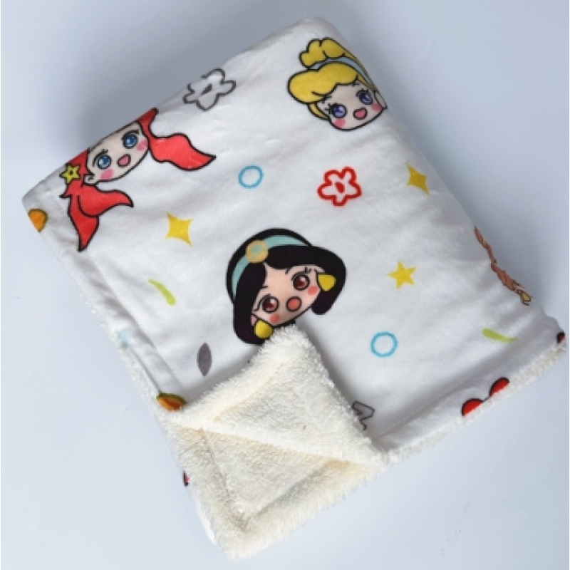 Children Blanket Factory - Double-Layer Sherpa Flannel Cartoon