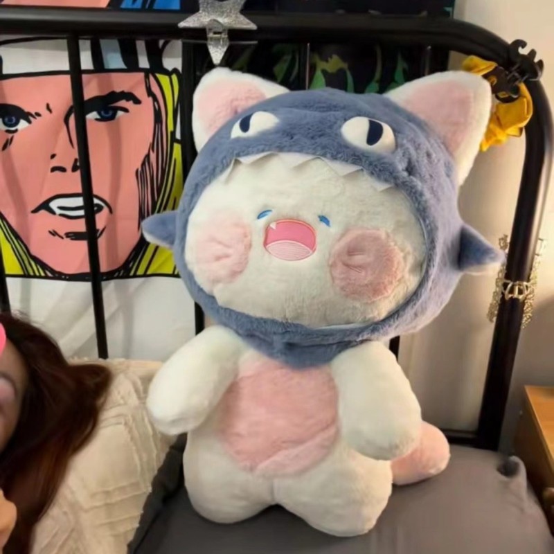 Shark Cat Pillow Manufacturer - Super Soft Kawaii Washed Technics