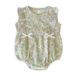 Baby Romper Manufacturer - Cute Floral Crawling Suit Knitted