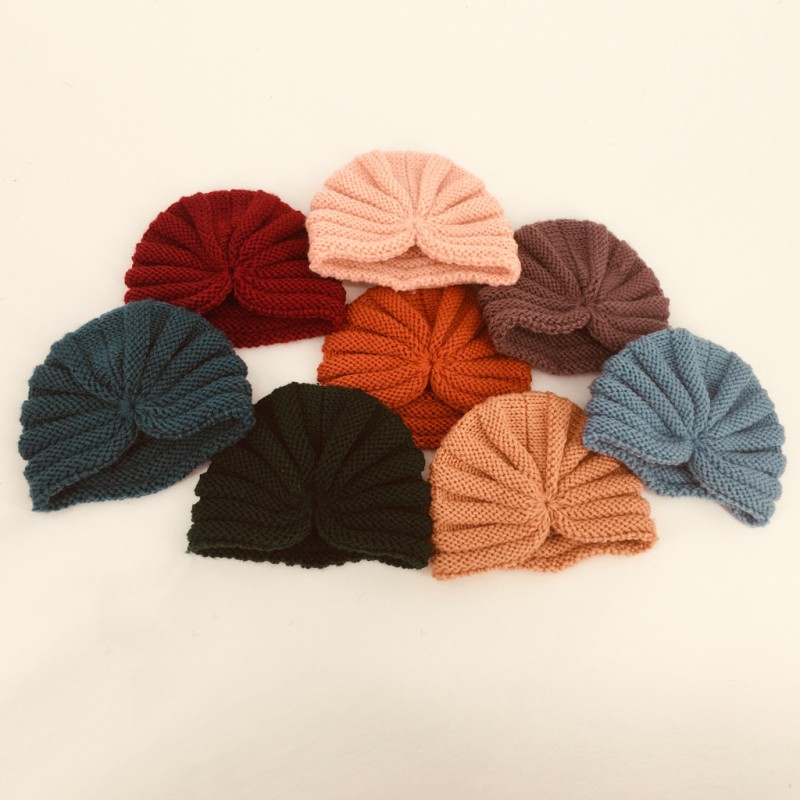 Infant Hat Manufacturer - Winter Warm Plain Color Knitted