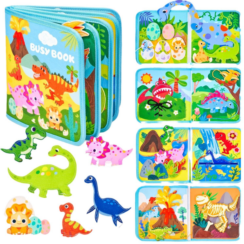 Quiet Book Manufacturer - Sika Deer Felt Busy Board Preschool