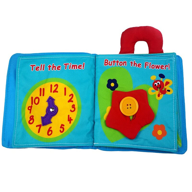 Interactive Cloth Book Factory - Crinkly Sound Developmental Toy