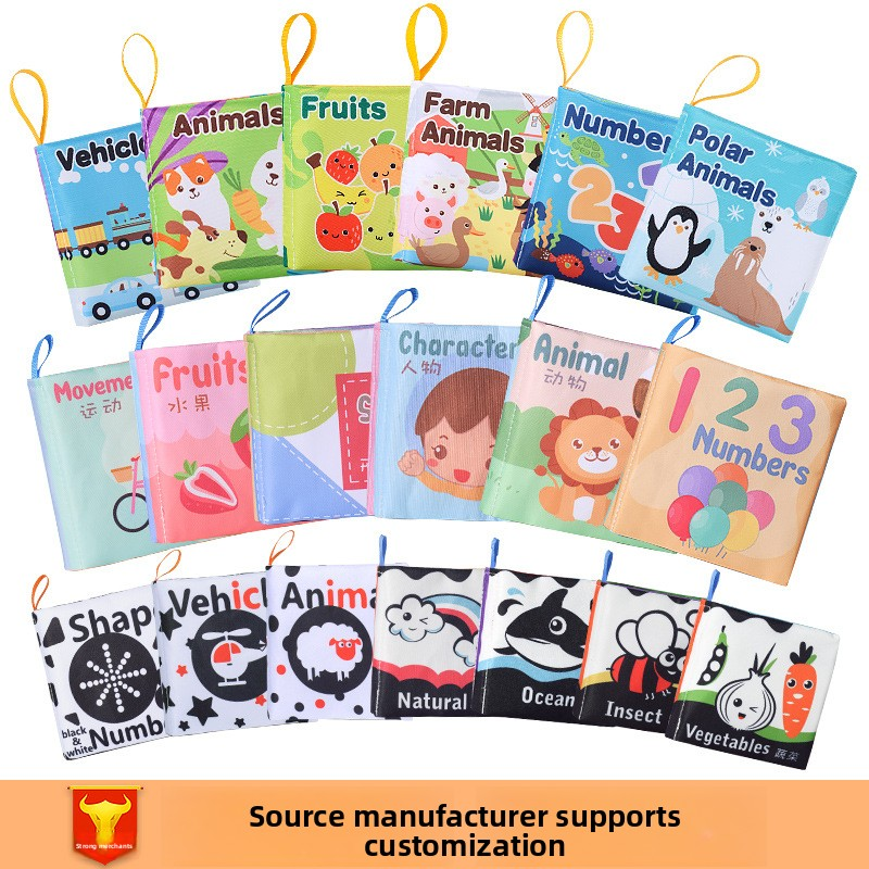 3D Cloth Book Factory - Sound Tear-Resistant Cognitive Teething