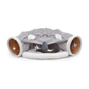 Cat Tunnel Factory - 2 in 1 Fresh Brown Nest Semi-open