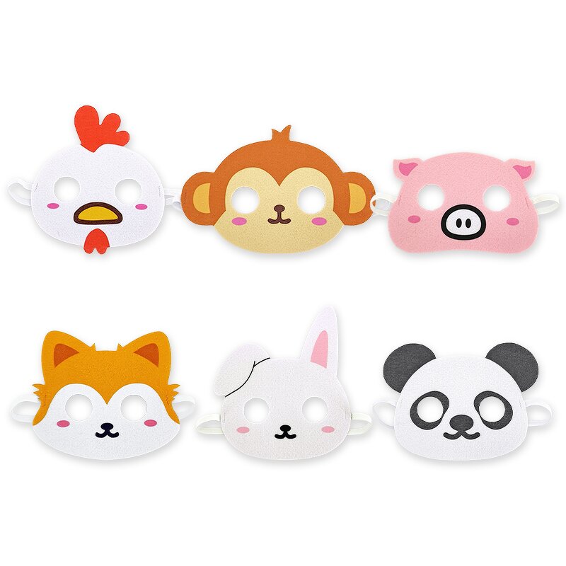 Felt Eye Mask Factory - Cartoon Animal Party Decorative Mask