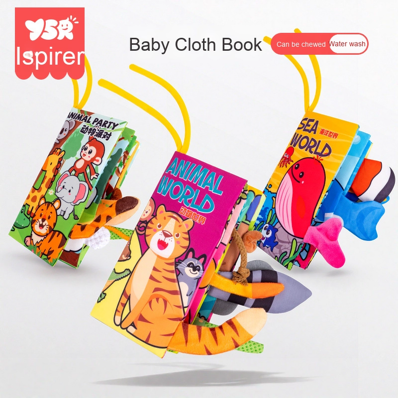Cloth Book Set Manufacturer - Soft Quiet Tear Resistant 6-Month