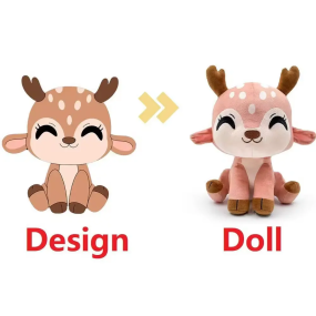 Stuffed Animals Manufacturer - Cute Animal Design PP Cotton