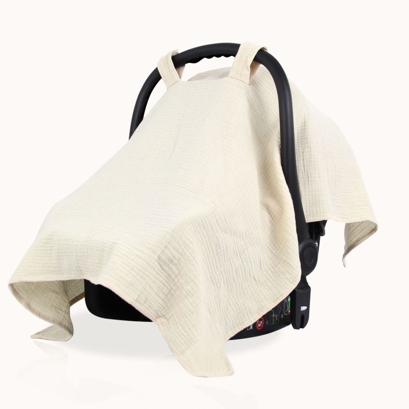 Stroller Sun Cover Factory - Custom Cotton Muslin Car Seat Canopy