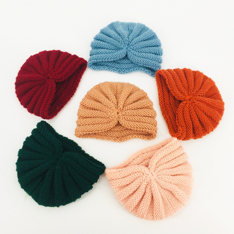 Infant Hat Manufacturer - Winter Warm Plain Color Knitted