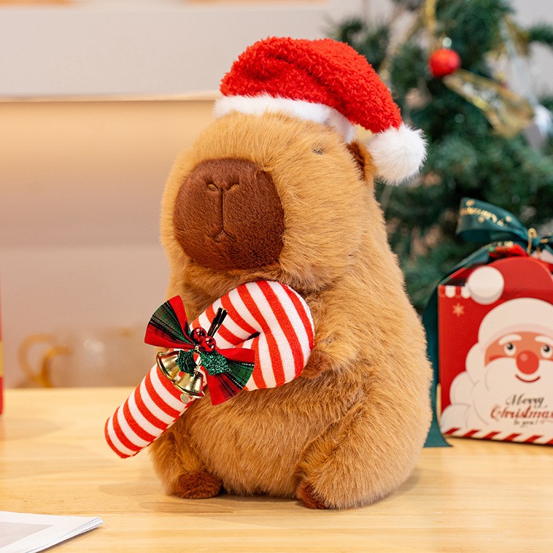 Christmas Plushies Factory - 25cm Capybara Soft Candy Decor