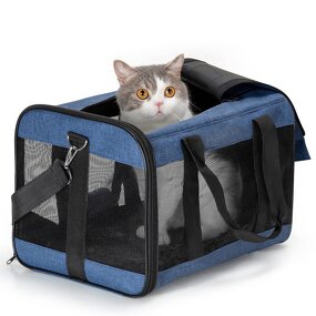 Pet Carrier Bag Manufacturer - Foldable Transparent Side Portable