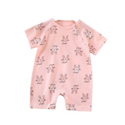 Baby Romper Set Manufacturer - 100% Cotton Snap Button 0-6 Months