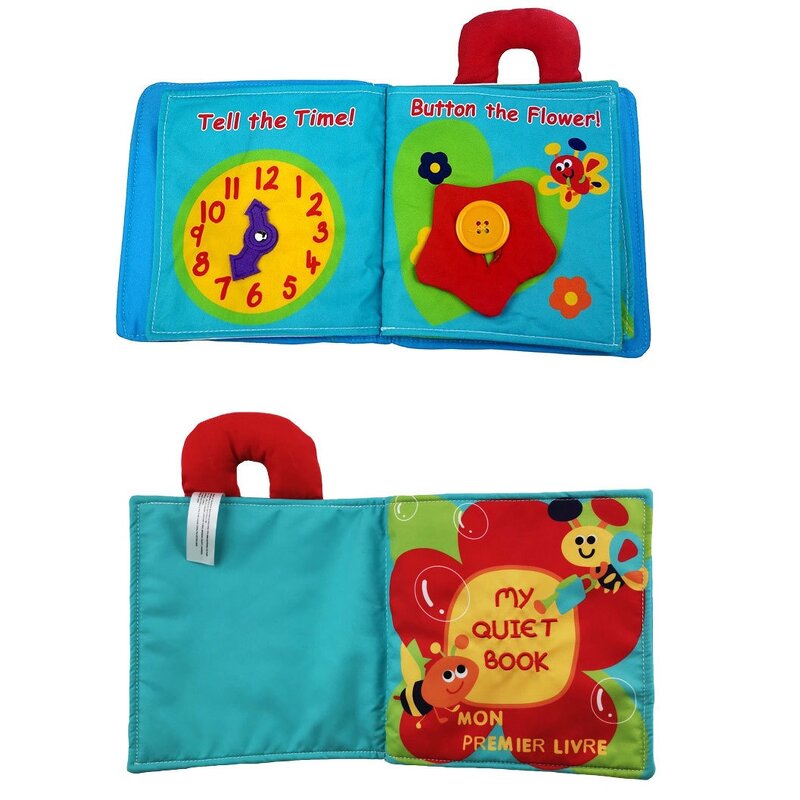 Interactive Cloth Book Factory - Crinkly Sound Developmental Toy