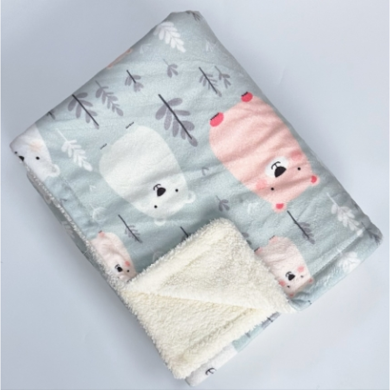 Children Blanket Factory - Double-Layer Sherpa Flannel Cartoon