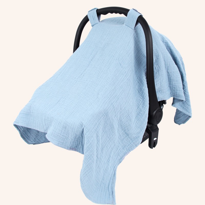 Stroller Sun Cover Factory - Custom Cotton Muslin Car Seat Canopy