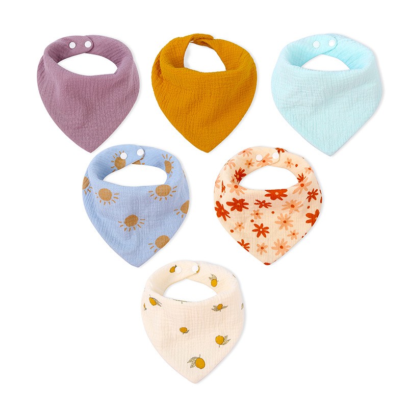 Triangle Bib Manufacturer - Wholesale Snaps Drool Towel Breathable