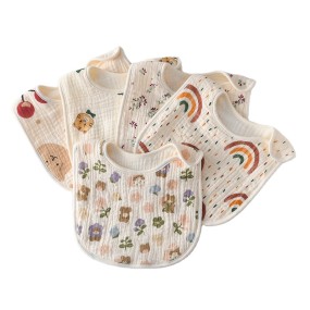 Baby Bib Factory - Waterproof Muslin Adjustable Bandana