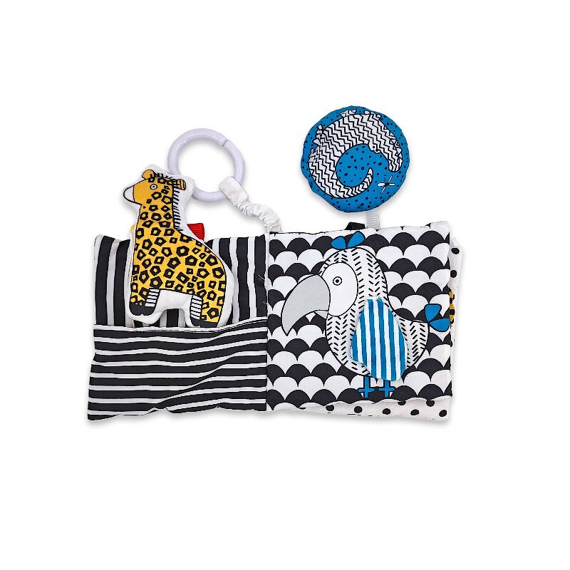 Cloth Book Factory - Black White Double-sided Cognitive Toy