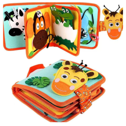 Quiet Book Manufacturer - Sika Deer Felt Busy Board Preschool