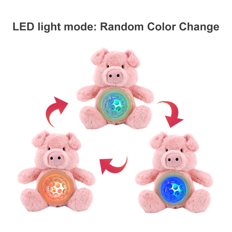 Animal Night Light Factory - Piglet Super Soft Plush Battery