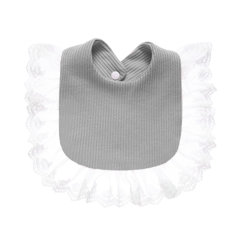 Baby Bibs Factory - Ruffle Lace Muslin Cotton Absorbent OEM