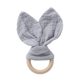 Infant Comforter Factory - Muslin Cotton Wooden Ear Teether