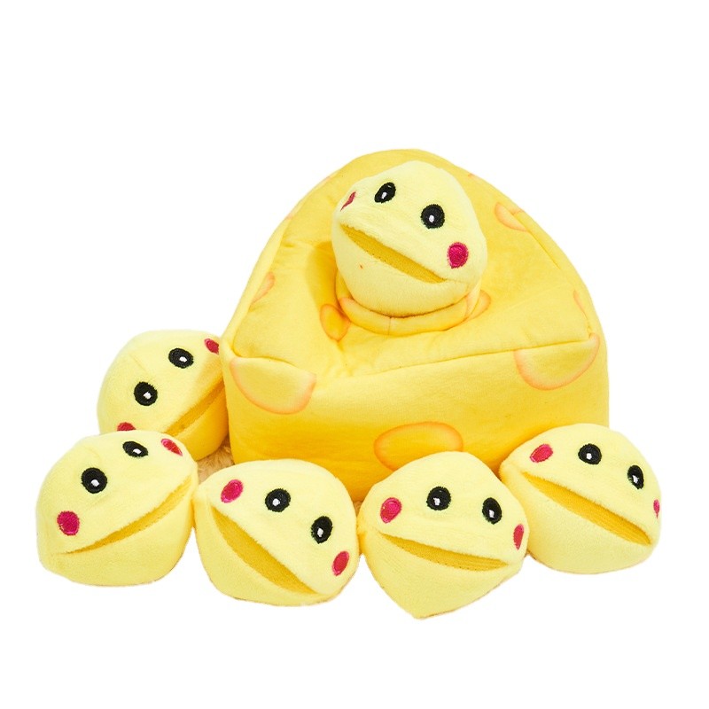 Dog Plush Toys Factory - Squeaky Cartoon Animal Chew Toys