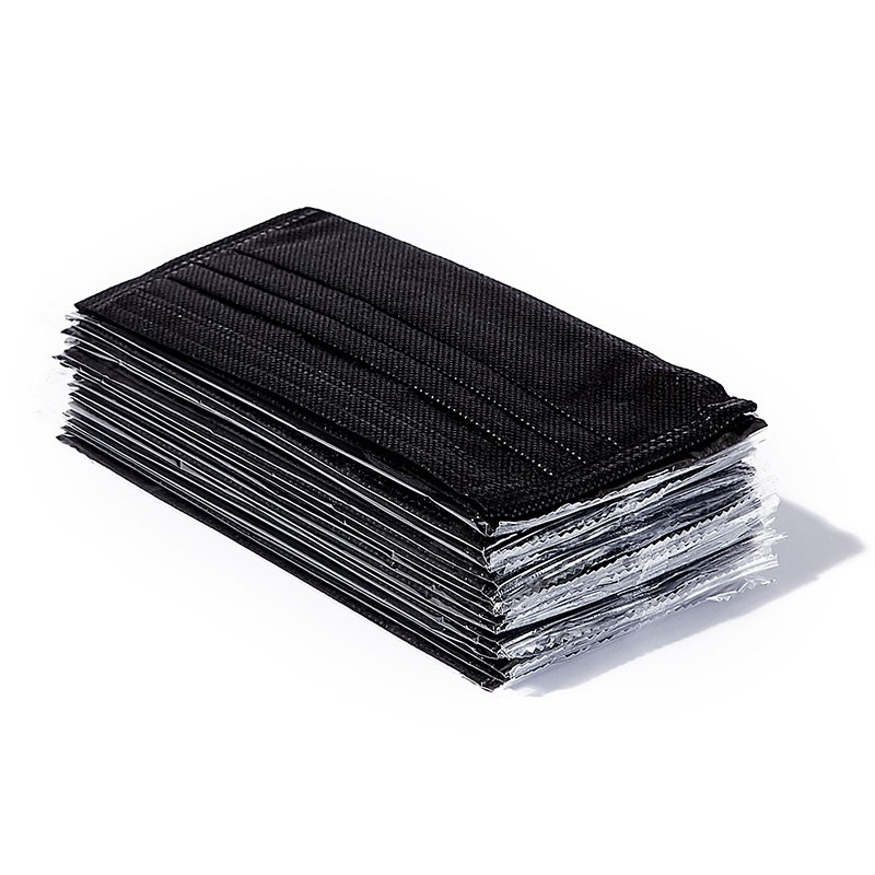 Face Mask Supplier - Black Face Mask 3 Ply