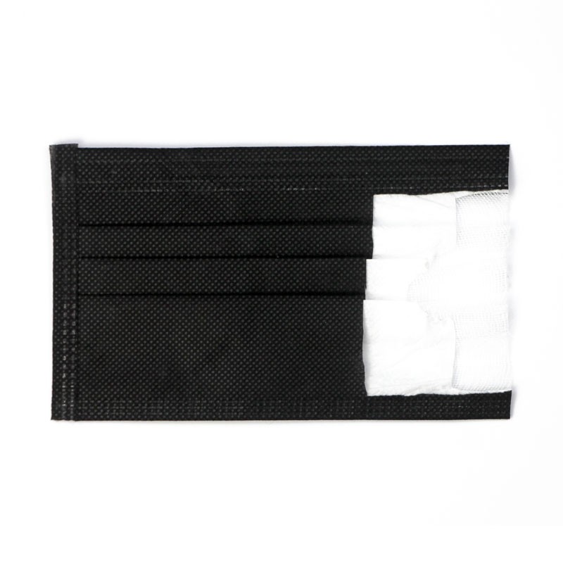 Face Mask Supplier - Black Face Mask 3 Ply