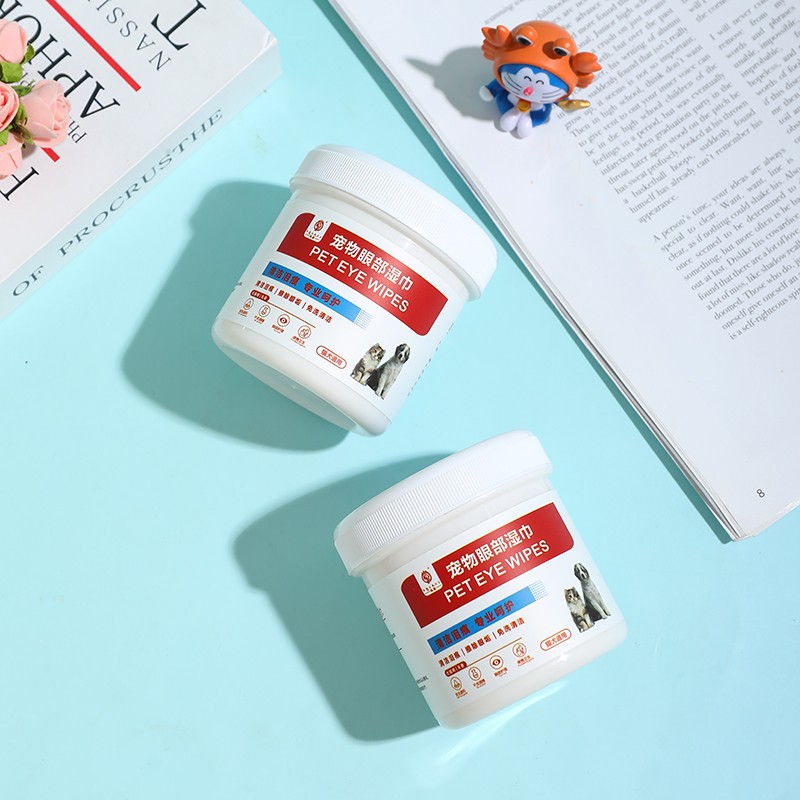 Pet Eye Wipes Factory - 200 Pcs /Can Cat
