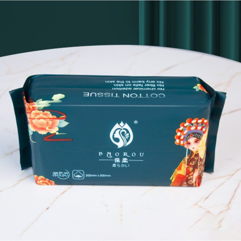 Facial Towel Supplier - Factory Custom Retro Green